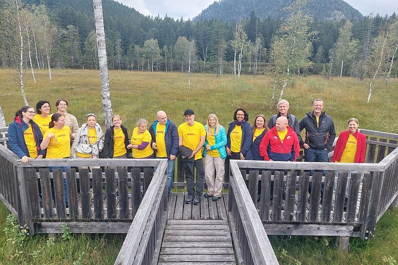 DHL Express Austria setzt Zeichen für klimafitte Wälder DHL Express Austria setzt Zeichen für klimafitte Wälder