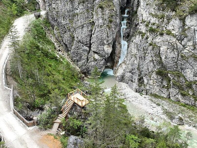 Blick auf den Kraftplatz im Forstrevier Steinberg (c) Achensee Tourismus