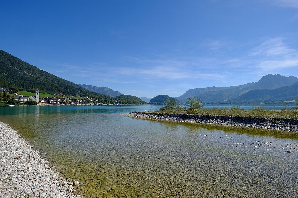 Naturbadeplatz Zinkenbachspitz am Wolfgangsee (c)ÖBf/W. Simlinger Naturbadeplatz Zinkenbachspitz am Wolfgangsee (c)ÖBf/W. Simlinger