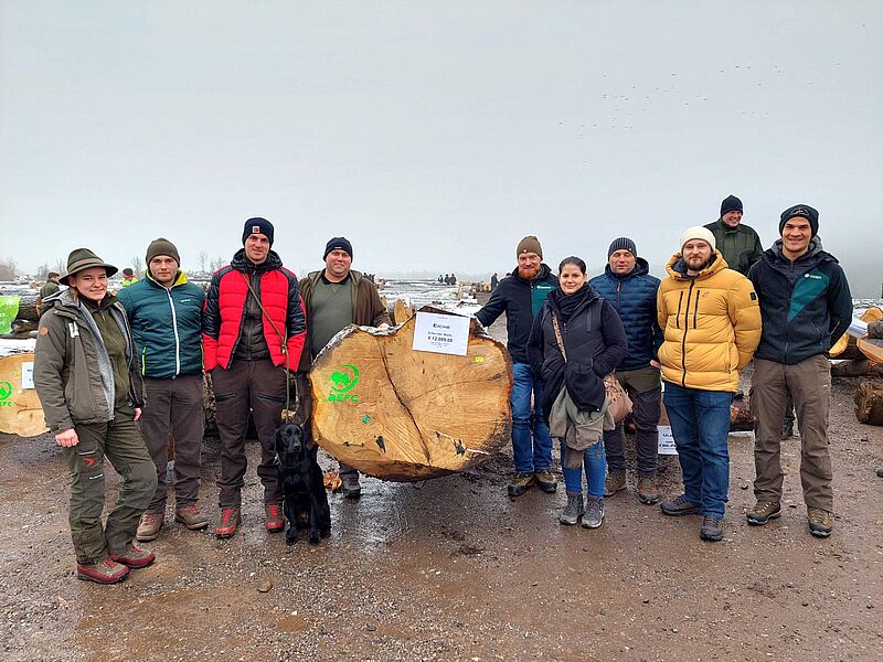 Holzernteteam des ÖBf-Forstbetriebs Wienerwald (c) ÖBf