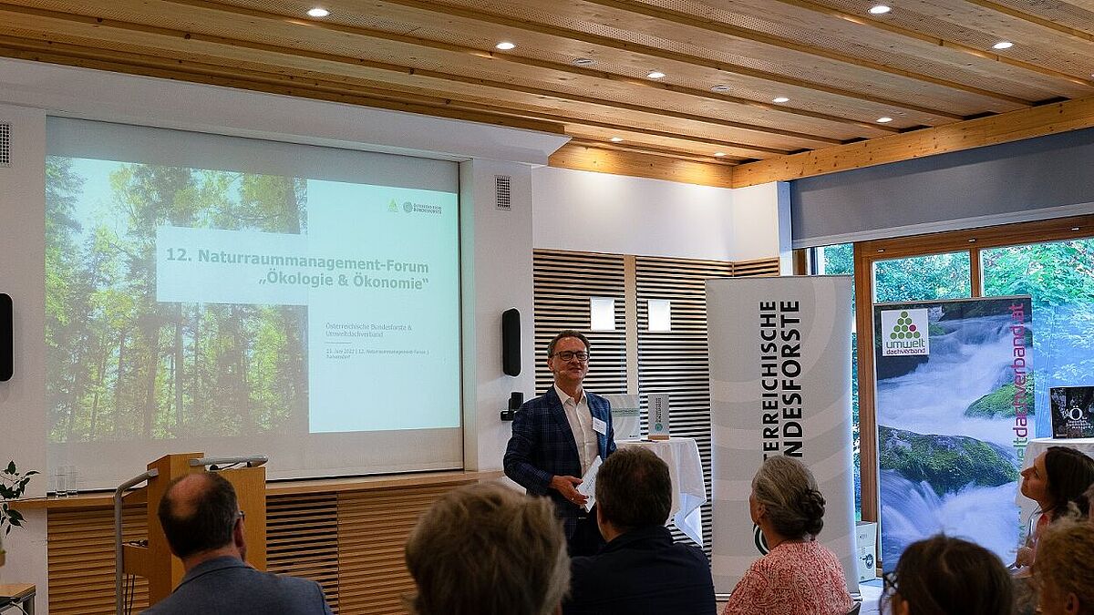 Begrüßung 12. Naturraummanagement-Forum (c) UWD/D. Verdel