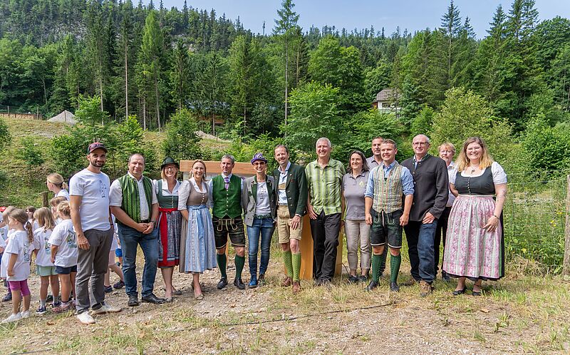 Projektpartner bei der Eröffnung des Themenwegs, (c) C. Struz Projektpartner bei der Eröffnung des Themenwegs, (c) C. Struz