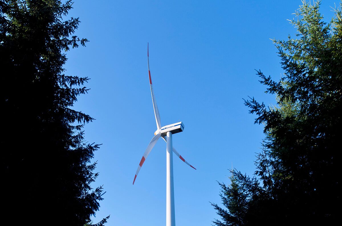 Windkraftanlage im Kobernaußerwald (c) ÖBf-Archiv/W. Simlinger Windkraftanlage im Kobernaußerwald (c) ÖBf-Archiv/W. Simlinger