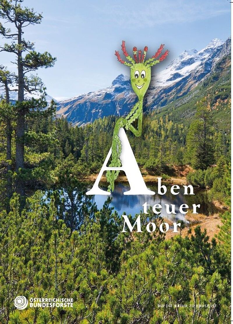 Coverbild des neuen Kinder-Kreativhefts "Abenteuer Moor" (c) ÖBf-Archiv