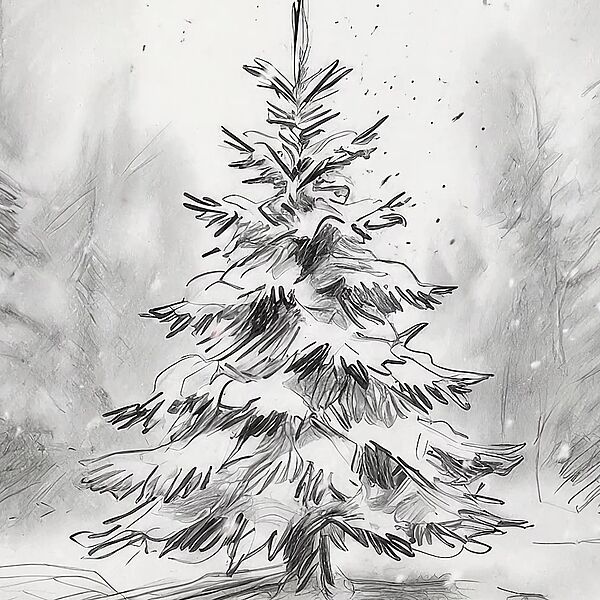 Weihnachtsgrüße aus dem Winterwald