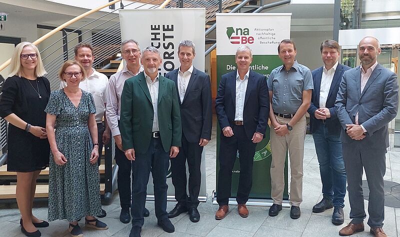 v.l.n.r: Andrea Stossfellner, Karin Hiller, Christian Öhler, Andreas Tschulik, Georg Schöppl, Christian Holzer, Andreas Gruber, Günther Spatzenegger, Gernot Strasser, Gerhard Weiner (c) ÖBf/B. Bernauer