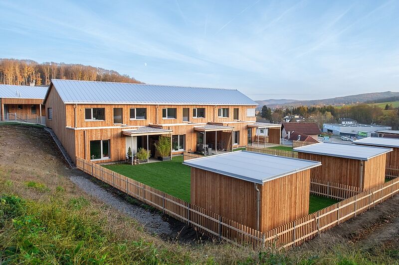 Wohnmöglichkeiten am neuen ÖBf-Betriebsstandort in Massivholzbauweise in Gablitz-Allhang (c) ÖBf-Archiv/Videre, S. Wiesinger