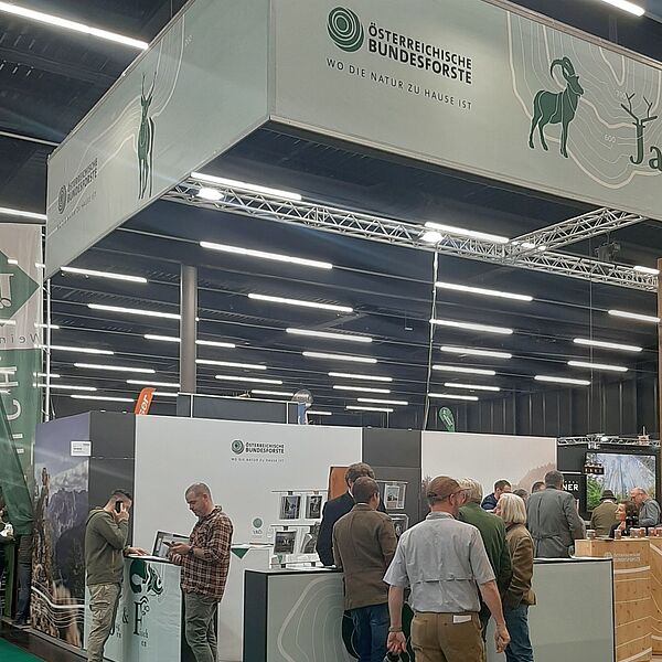 Bundesforste bei der Messe "Hohe Jagd & Fischerei 2024"