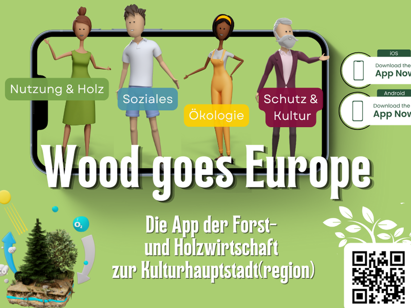App "Wood goes Europe" (c) Forstverein
