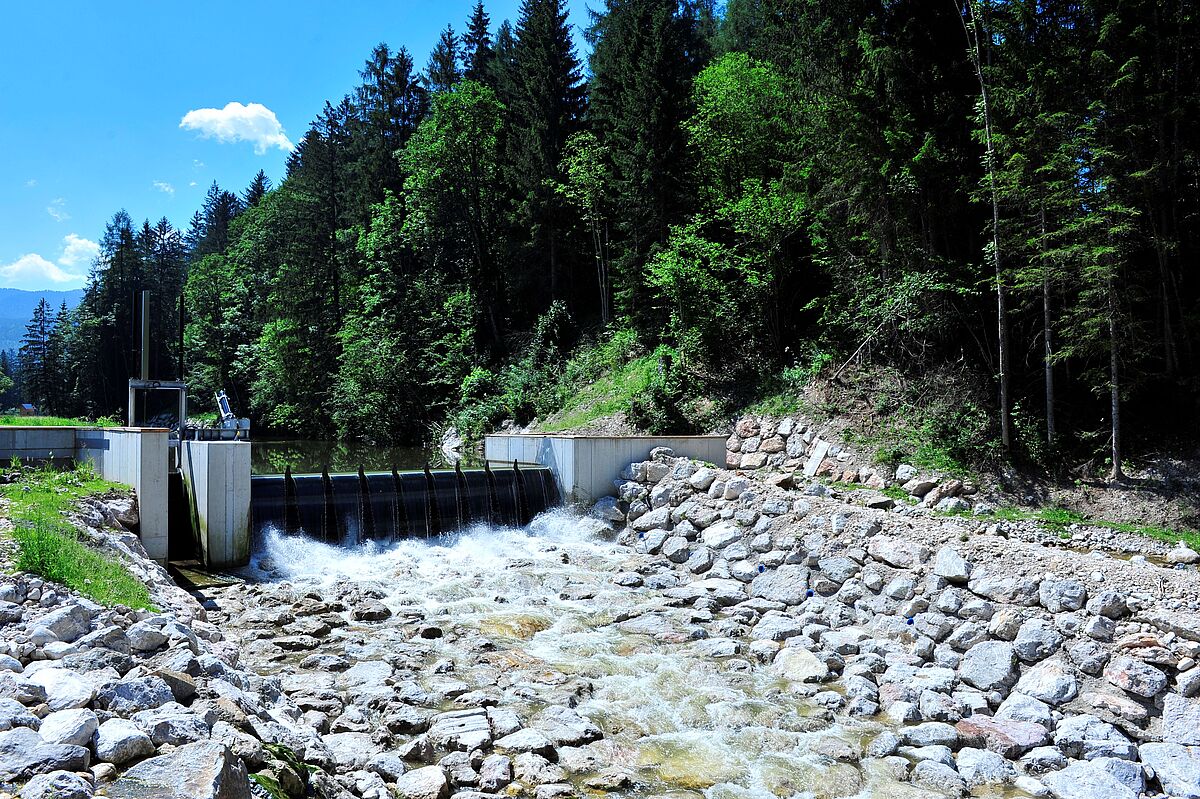 ÖBf-Kleinwasserkraftwerk Kainischtraun (c) ÖBf-Archiv/W. Simlinger