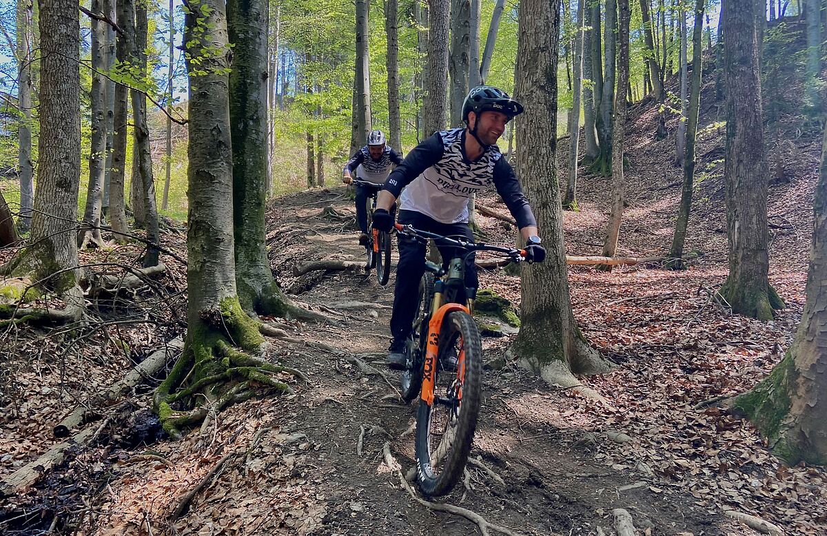 Mountainbiker auf dem Heuberg-Trail (c) ASKÖ Salzburg Mountainbiker auf dem Heuberg-Trail (c) ASKÖ Salzburg