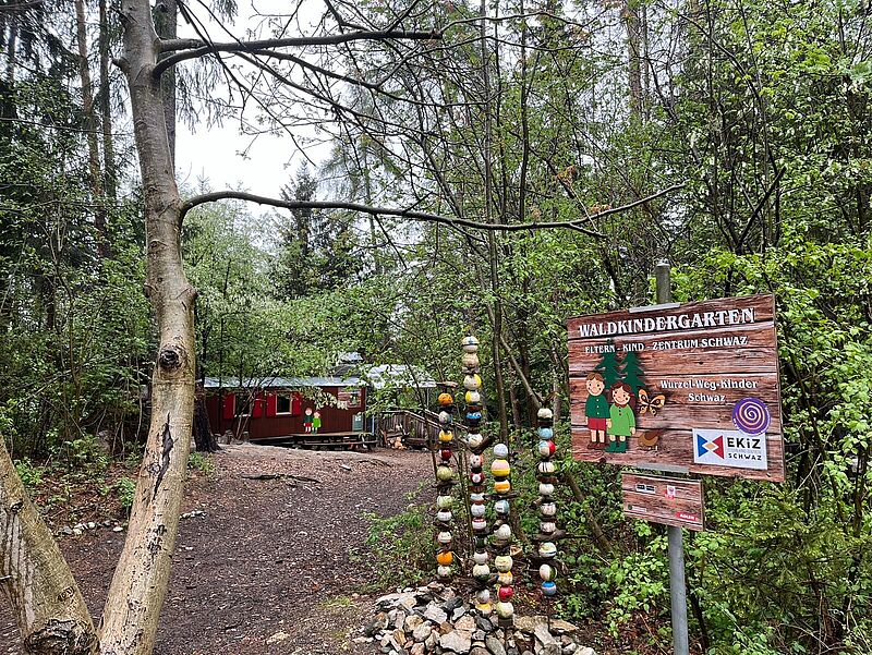 Der Waldkindergarten Schwaz auf Flächen der Bundesforste besteht bereits seit 17 Jahren © ÖBf