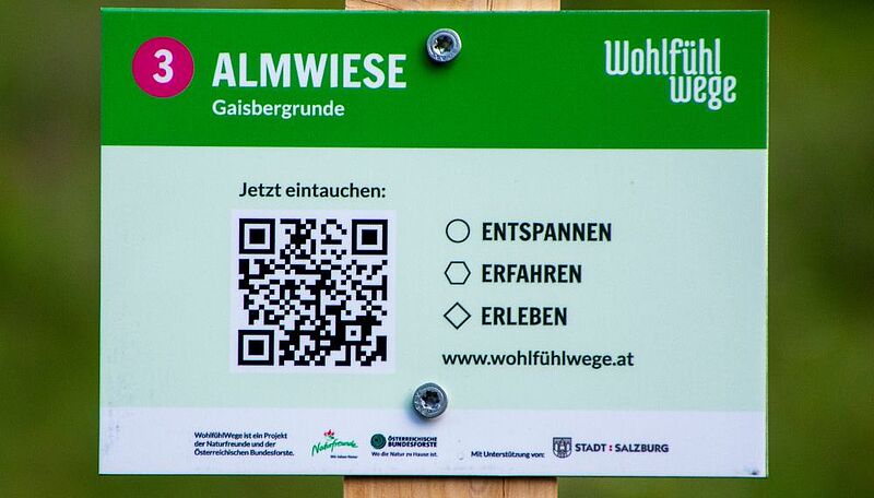 Auszeichnung des Gaisberg-Rundwanderwegs mit dem Prädikat WohlfühlWeg // Foto: Naturfreunde