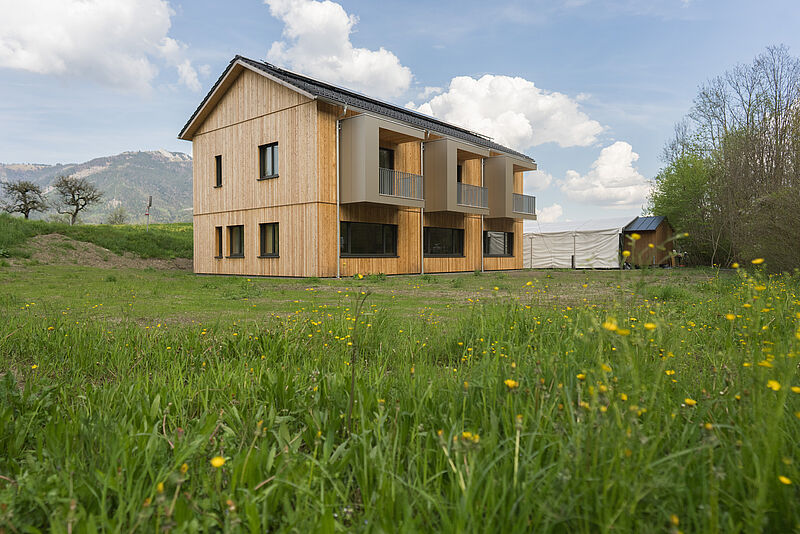 Neues ÖBf-Revierleiterzentrum in St. Gilgen-Abersee inkl. drei integrierter Wohneinheiten für die betriebliche Nutzung (c) ÖBf/W. Lienbacher