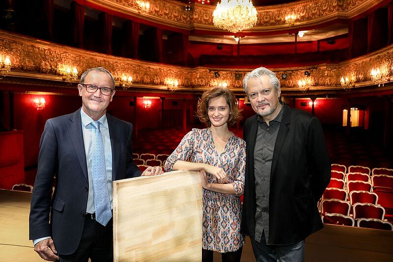 Neuer Bühnenboden für das Theater in der Josefstadt