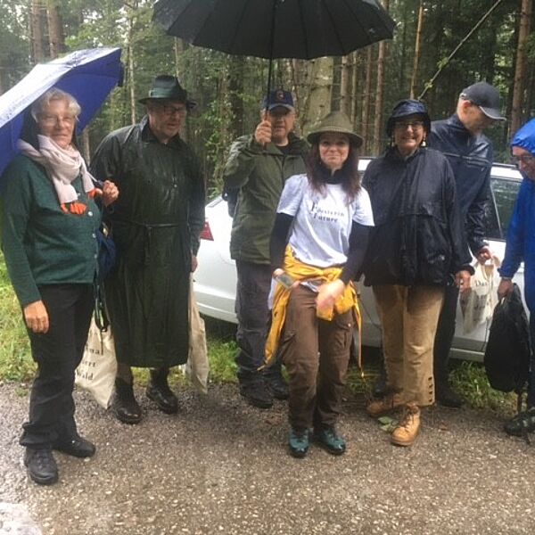 Zu Besuch im Wald der Zukunft am Heuberg