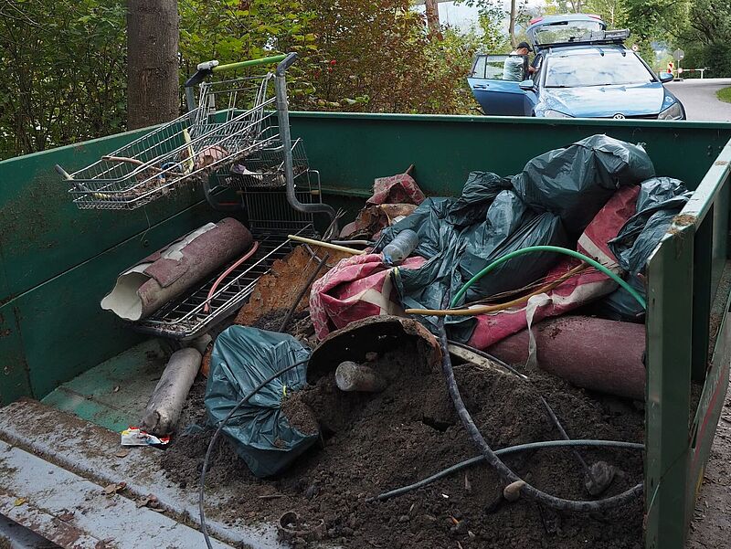 Teile des gesammelten Mülls (c) Carolina Behensky