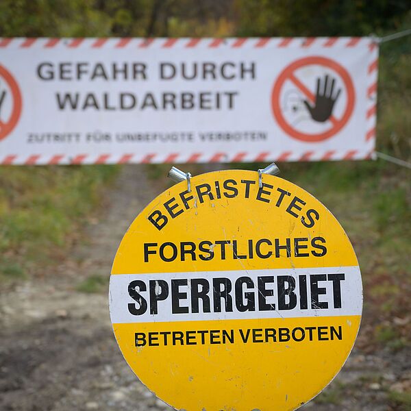 Sperre Wanderweg Rauher Kamm/Ötschergipfel 
