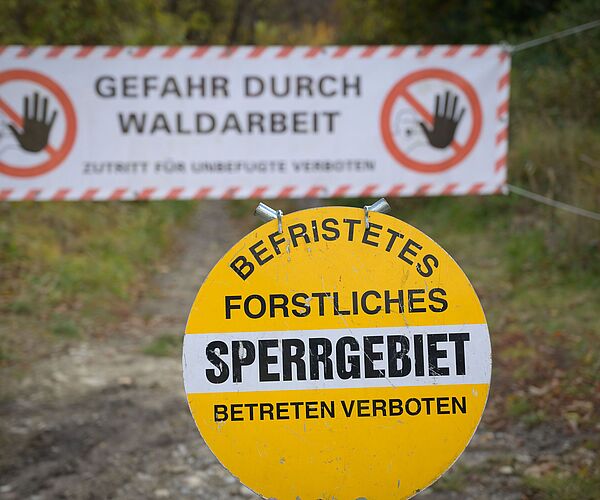 Sperre Wanderweg Rauher Kamm/Ötschergipfel 