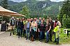 Exkursionsteilnehmer*innen mit Christoph Reischenböck (6.v.l.), Betriebsleiter-Stellvertreter des ÖBf-Forstbetriebs Inneres Salzkammergut 