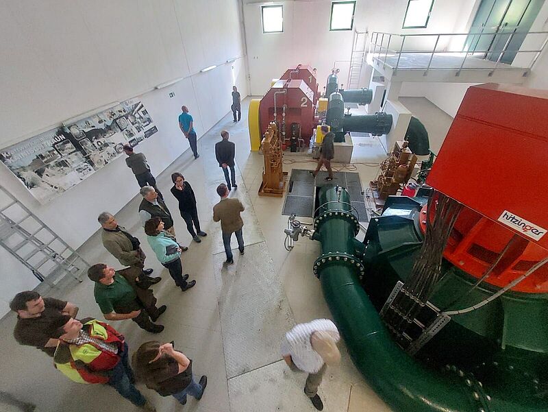 Besuch des ÖBf-Wasserkraftwerks Kainischtraun (c) ÖBf