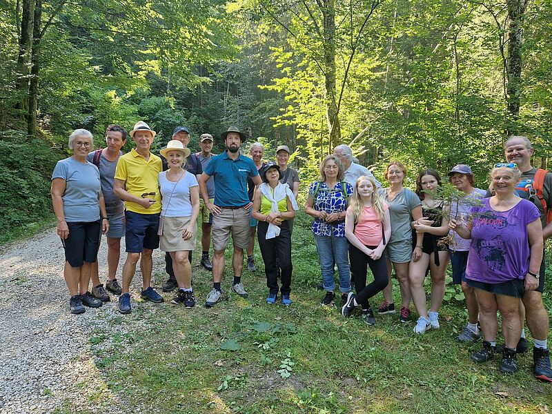 Waldführung am Almkogel bei St. Lorenz mit ÖBf-Experte Christoph Haslinger (c) ÖBf