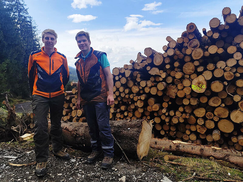 BaySF-Lehrlinge im ÖBf-Forstrevier Bruck (c) ÖBf