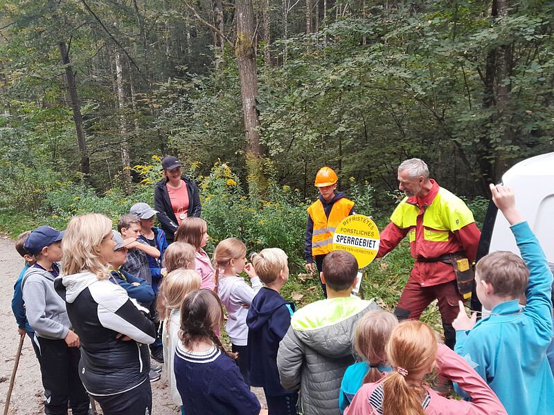 Einblicke in die Forstarbeit (c) oebf Einblicke in die Forstarbeit (c) oebf