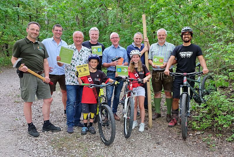 MTB-Projekt erfolgreich in der Endphase. (c) Wienerwald Tourismus MTB-Projekt erfolgreich in der Endphase. (c) Wienerwald Tourismus
