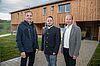 v.l.n.r.: Architekt W30 M. Pichler, ÖBf-Projektleiter R. Sit und ÖBf-Betriebsleiter G. Oitzinger bei der Eröffnung des neuen ÖBf-Betriebsstandortes in Gablitz-Allhang (c) ÖBf/Lichtpunkt Fotografie