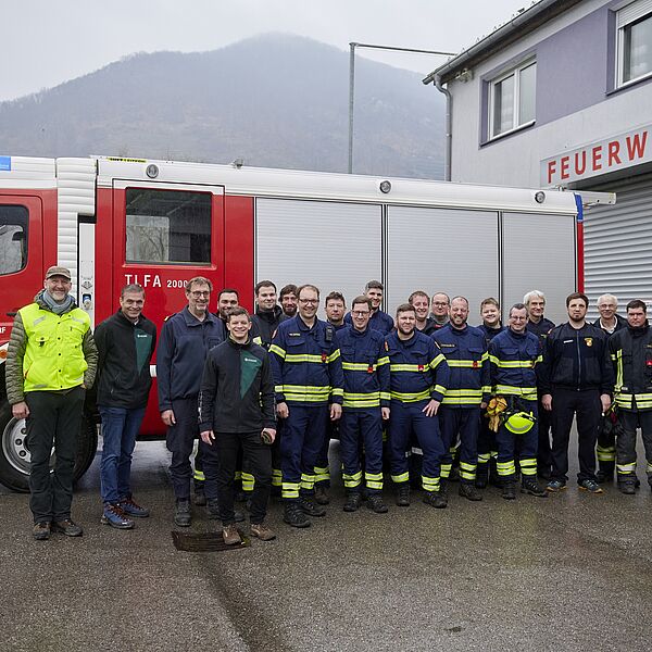 Waldbrandübung in Rossatz-Arnsdorf