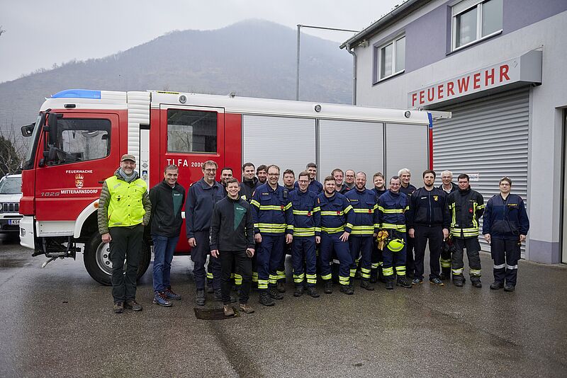 Waldbrandübung im ÖBf-Forstrevier Weißenkirchen (NÖ) © ÖBf/M. Skopal