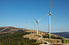 Windenergieanlagen im Windpark Pretul