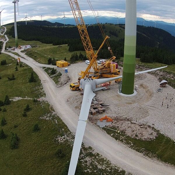 Erneuerbare Energie: Bundesforste errichten vier neue Windenergieanlagen auf der Pretulalpe 