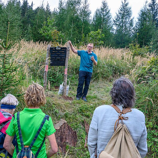 Zu Besuch im Wald der Zukunft in St. Ulrich