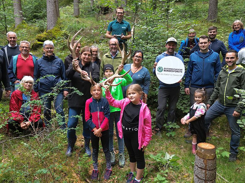 Wald der Zukunft Führung in Bischofshofen 2025 mit Stefan Merkinger (c) oebf/Merkinger