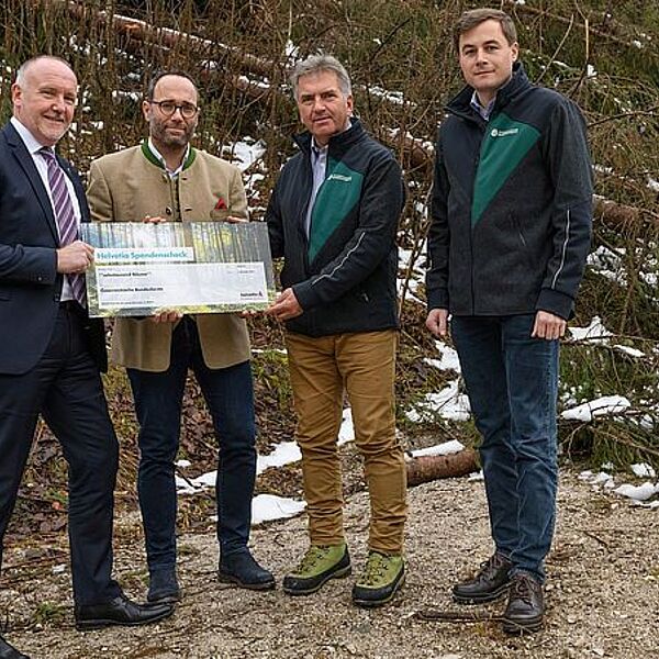 Helvetia Schutzwald-Projekt: 10.000 Jungbäume für steirische Schutzwälder