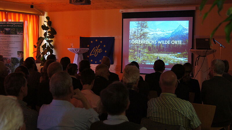 Mit einer Bildershow über Österreichs wilden Seiten startete die Veranstaltung Foto: ÖBf AG/Rak Constanze
