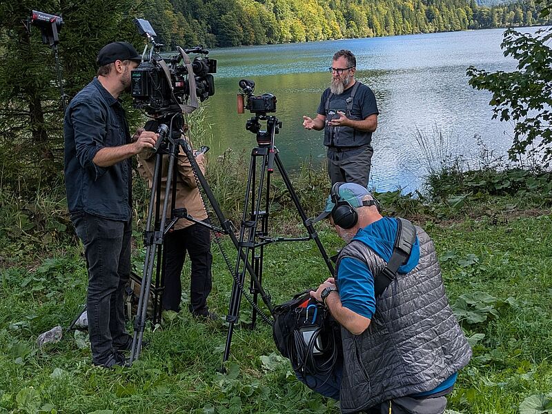 ÖBf-Experte Andreas Haas beim Interview mit dem ORF (c) oebf