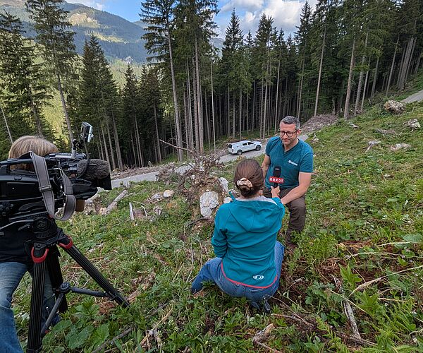 TV-Beitrag über Wiederaufforstungen in Kleinarl
