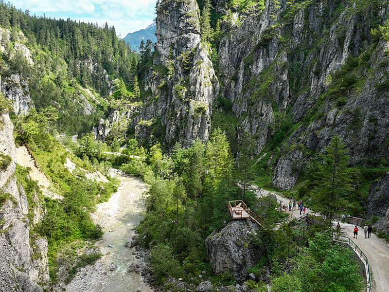 Neu errichteter Kraftplatz im ÖBf-Forstrevier Steinberg am Rofan (c) Achensee Tourismus
