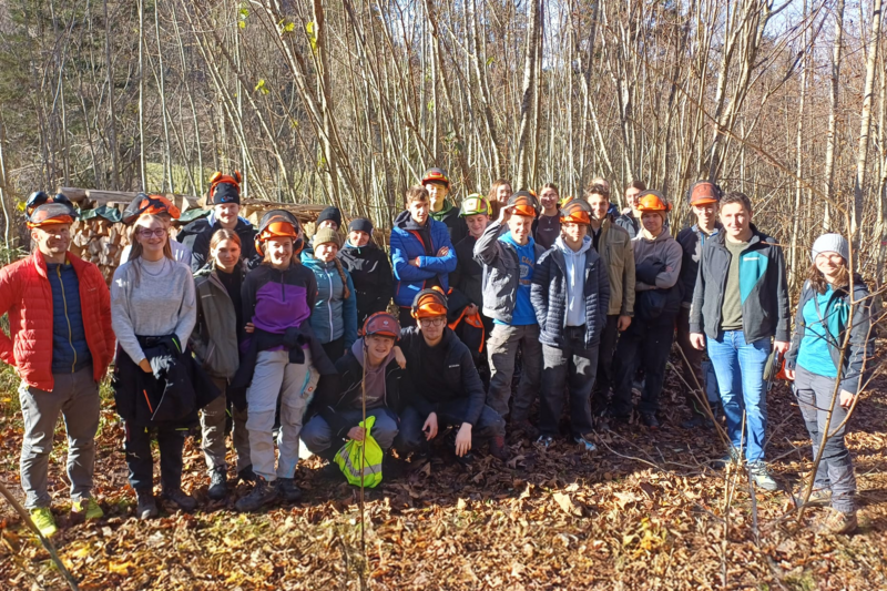 HBLA Ursprung zu Gast im Forstrevier Hintersee in Salzburg