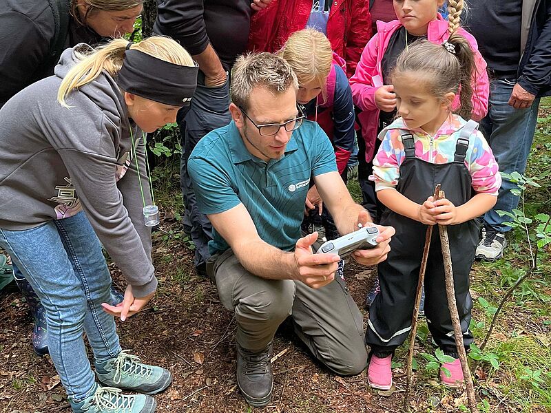 Wald der Zukunft Führung in Bischofshofen 2025 mit Stefan Merkinger (c) oebf/Merkinger
