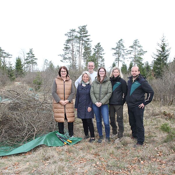 Pflege der Trockenrasenbiotope in der Forstheide bei Amstetten