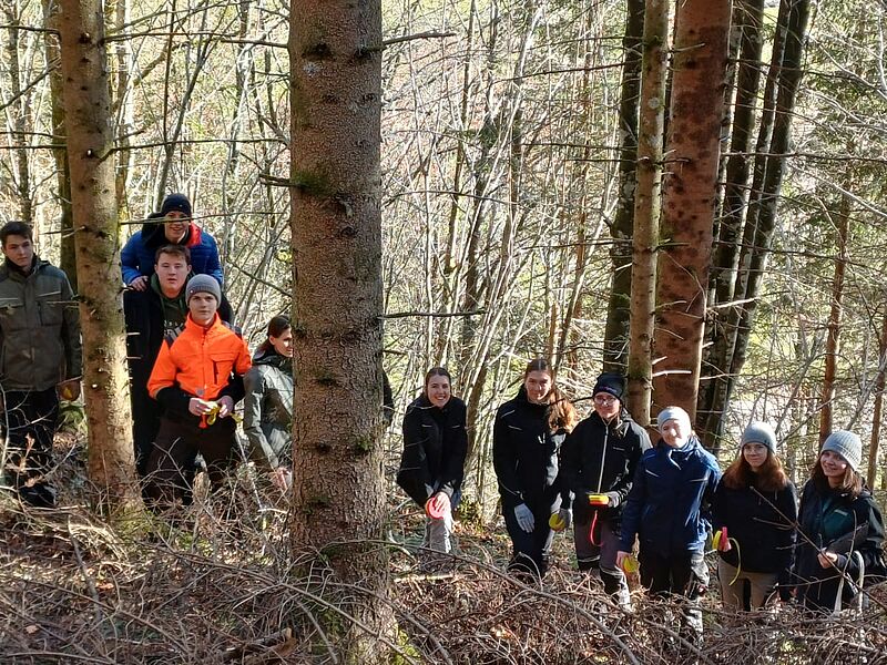 Waldexkursion im ÖBf-Forstrevier Hintersee (c) B. Guggenberger Waldexkursion im ÖBf-Forstrevier Hintersee (c) B. Guggenberger