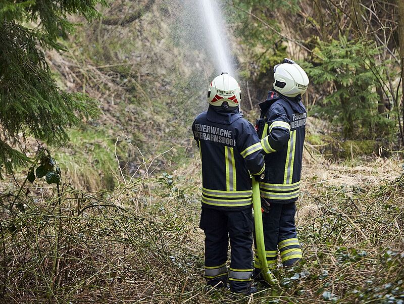 Waldbrandübung im ÖBf-Forstrevier Weißenkirchen (NÖ) © ÖBf/M. Skopal