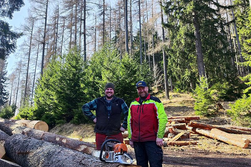 Ein Stück Wald für die Bühne der Raimundspiele Gutenstein