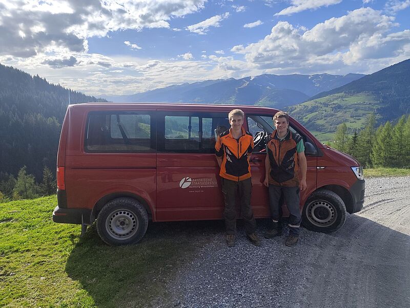 BaySF-Lehrlinge im ÖBf-Forstrevier Bruck (c) ÖBf