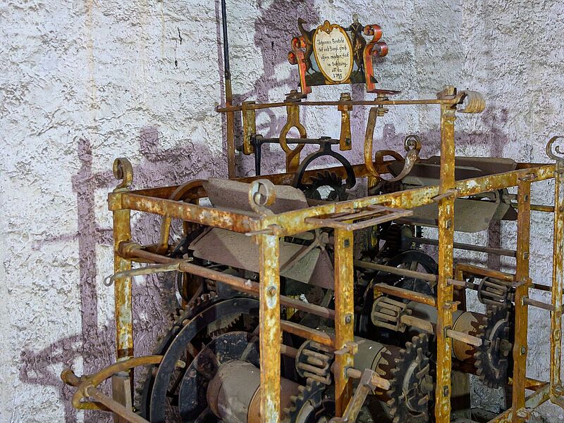 Historisches Turmuhrwerk (c) oebf/W. Simlinger Historisches Turmuhrwerk (c) oebf/W. Simlinger